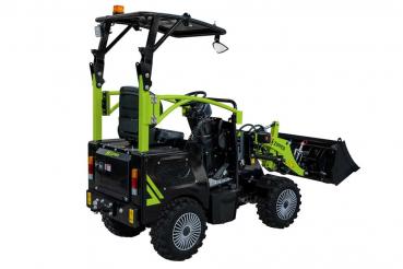 Preview: Zipper Hoflader ZI-HL500AKKU mit Palettengabel und Euroaufnahme