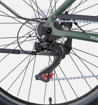 ENGWE E-Bike MapFour N1 Air - N1 Air ST Carbon-ALU / hydraulische Version