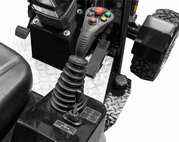 Zipper Hoflader ZI-HL500AKKU mit Palettengabel und Euroaufnahme