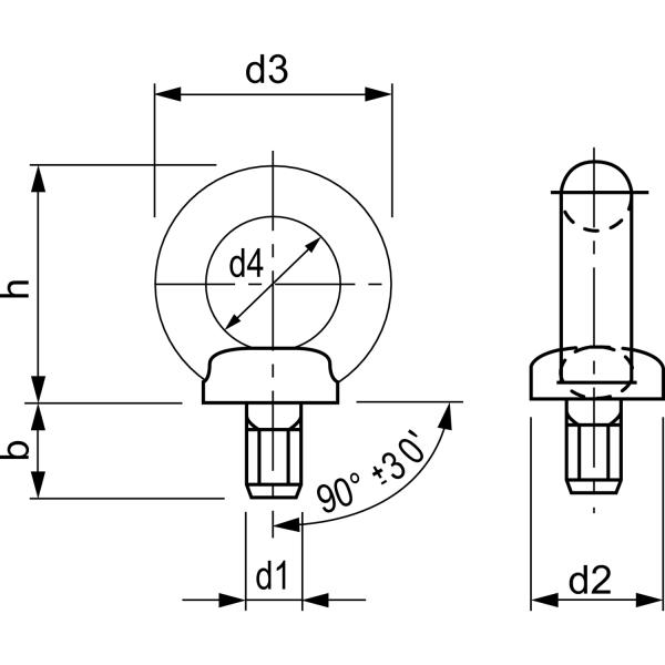 Ringschraube M6 NIRO